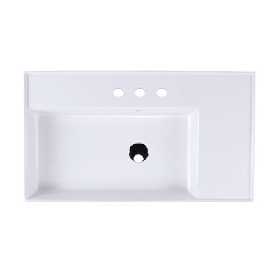 Aquaotto 32'' L Bathroom Sink