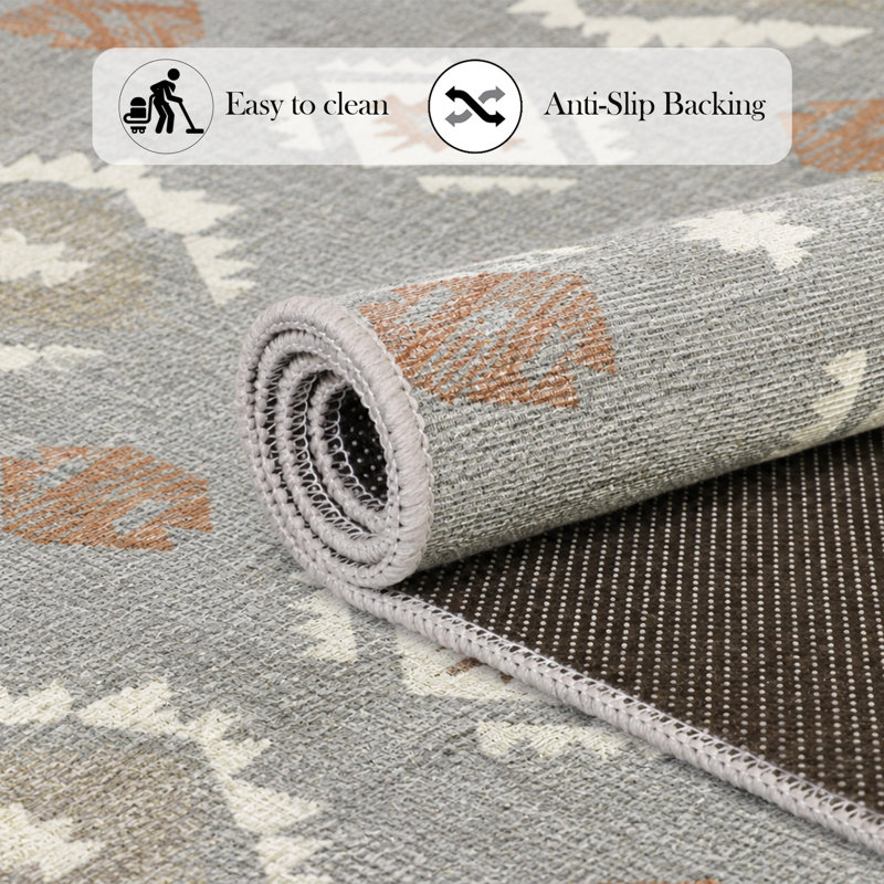 Modern Abstract Area Rug for Living Room, Bedroom, Dining Room, and Home Office, Soft Indoor Accent, Rectangle 60 x 110 cm