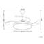 Botelho Ceiling Fan with Light Kit