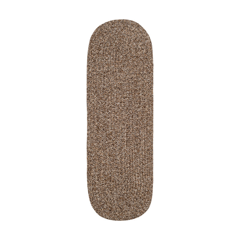 Seline Synthetic Geometric Indoor / Outdoor Rug, Oval Runner 2' x 8'