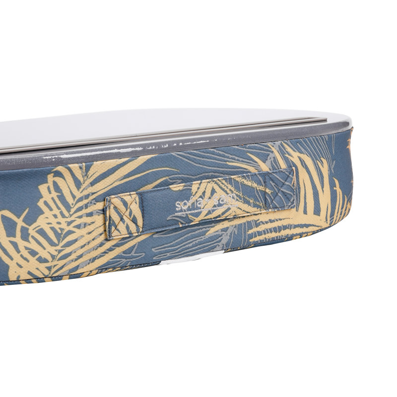 Bureau d'ordinateur portable pour ordinateur portable et d'écriture - Gris tropical - Accessoires de support pour ordinateur portable - Plateau pour bureau personnel - Work From Home - Canapé pour voiture