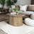 Aurel Modern 31" Fluted Oblong Living Room Coffee Table-877085767