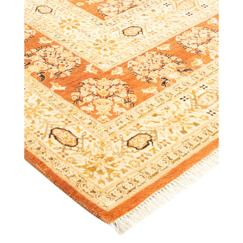 Classic One-of-a-Kind 6' 1" x 8' 10" Hand Knotted Area Rug