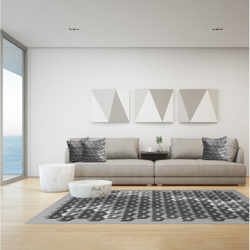 Florane Geometric Area Rug, Rectangle 140 x 200cm