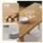 Odin Mid-Century Modern 62-90" Solid Wood Extendable Dining Table with Tapered Legs & Removable Leaves, Tool-free Smart Design