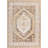 Oriental Machine Woven Polypropylene Indoor / Outdoor Area Rug in Natural-1847715474