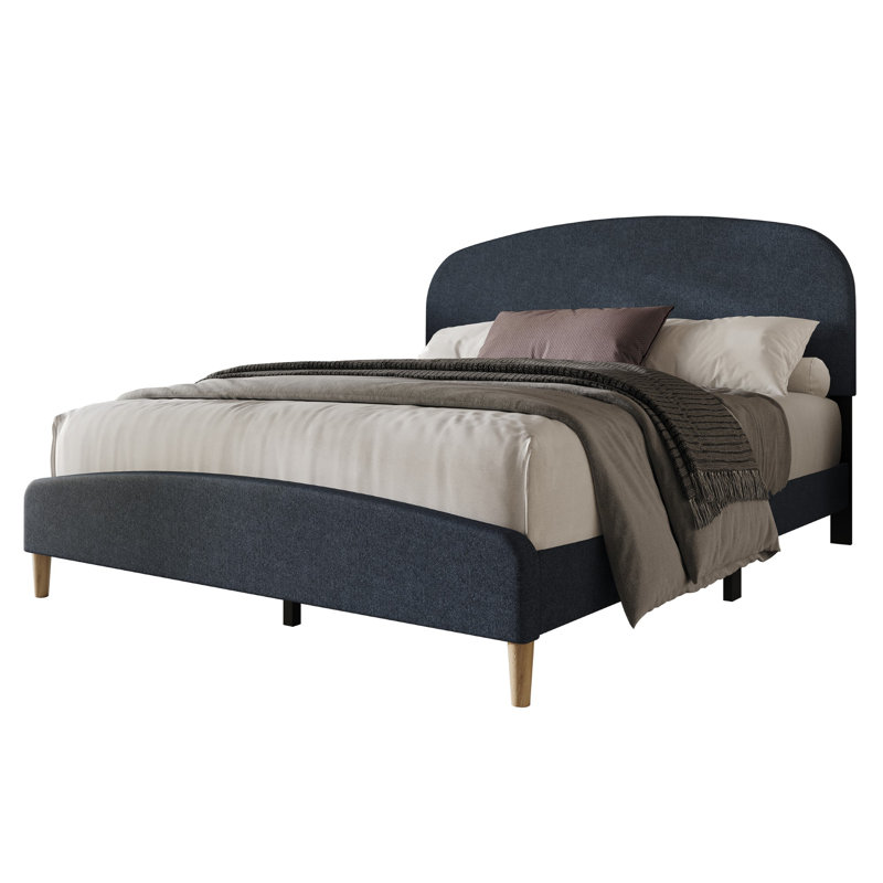 Britnei Upholstered Standard Bed, Full / Double, Blue