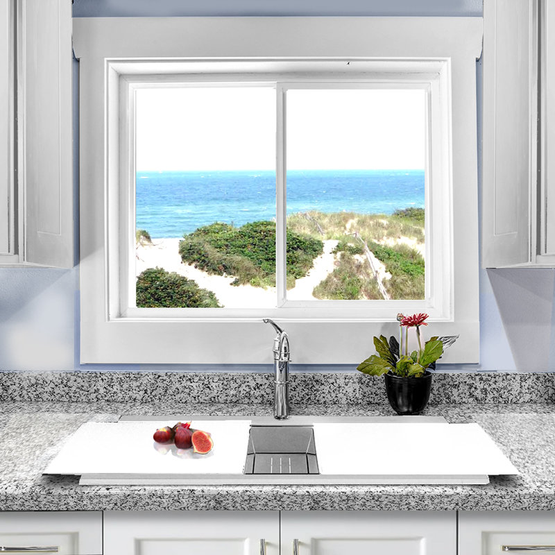 Plymouth 34'' L Double Basin Kitchen Sink