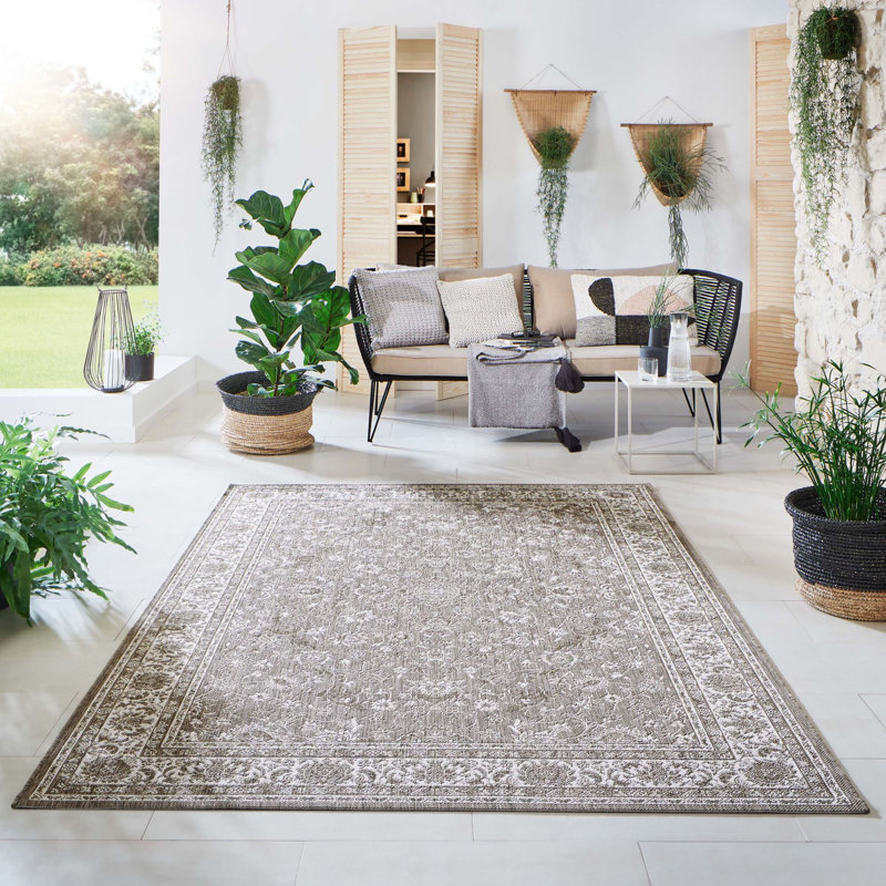 Eloi Oriental Indoor / Outdoor Area Rug, Rectangle 80 x 150cm