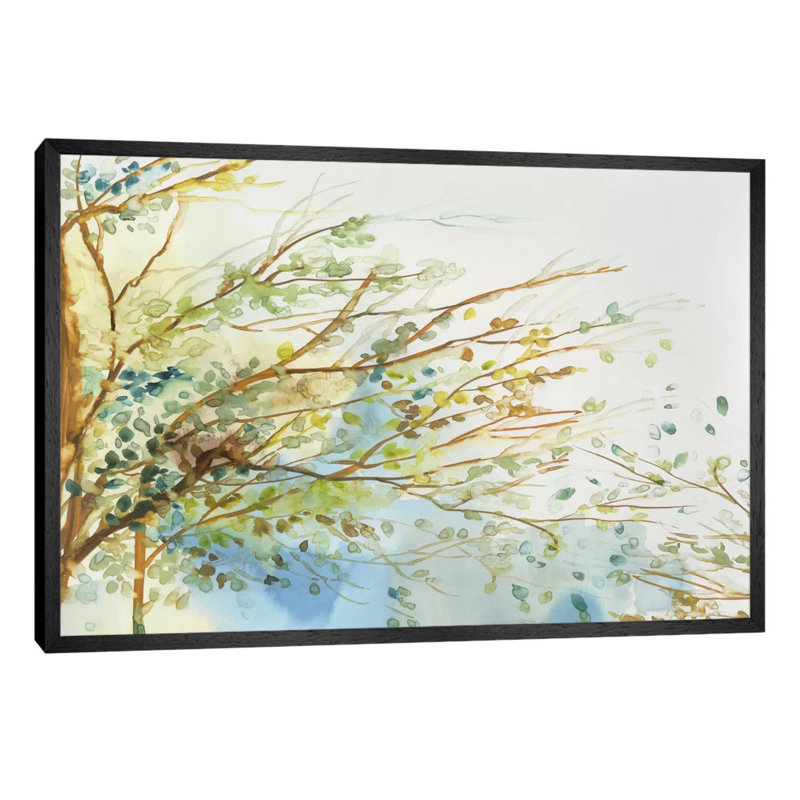 Windblown by Allison Pearce - Painting on Canvas, 66.04 cm H x 45.72 cm W x 1.91 cm D, Black Framed