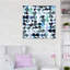 «Blue Ink Dots» par Ninola Design - reproduction d'art-53057927-53057928-53057929