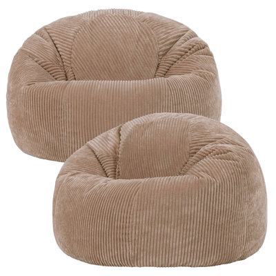 icon Kingston Classic Beanbag Corduroy Sage Green Set of 2