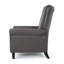 Fauteuil inclinable avec accoudoirs roulés et siège rembourré pour le salon ou le bureau-526059240