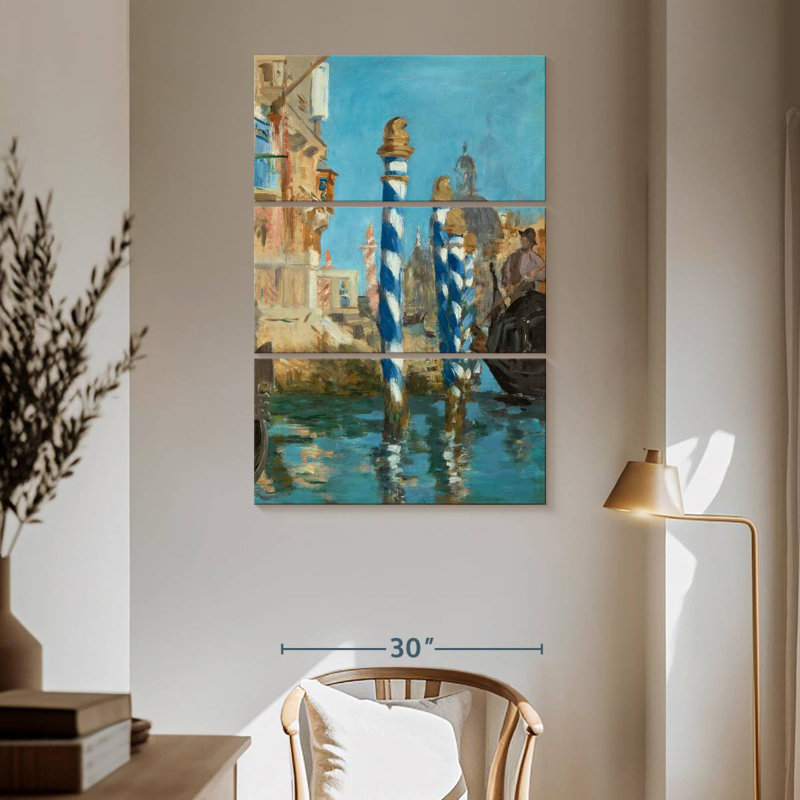 Masam Grand Canal, 1874, H 65 po x l 42 po