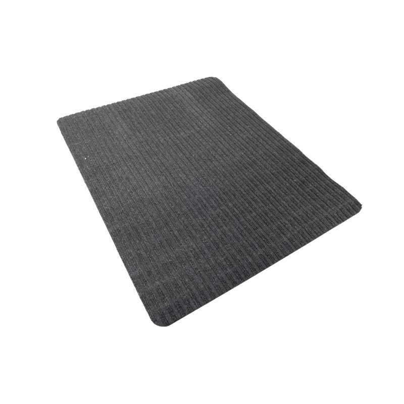 Tapis assorti pour tapis d'escalier nervuré, Rectangle 24 po x 30 po, Gris