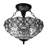 Edmundson Glass Semi Flush Mount