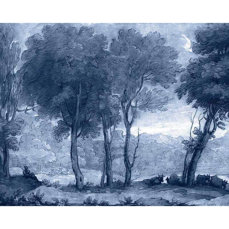 «Red Barrel Studio® Lorrain, Claude Gallery», art sur toile tendue: Toile pastorale I, H 36 po x l 44 po