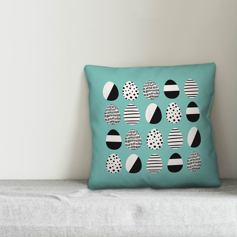 Easter Geometric Pillow Cover, 16" x 16"