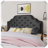 Tufted Upholstered Headboard With Solid Wood Durable Metal Legs Adjustable Height Nailhead Trim And Modern Button Tufted Fabric For Bedroom-523193028