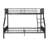 ACME Caius Bunk Bed (Twin XL/Queen), Gunmetal