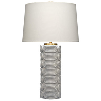 Wright Ceramic Table Lamp with Linen Shade