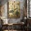 Toile, art botanique égyptien sur toile-117773479
