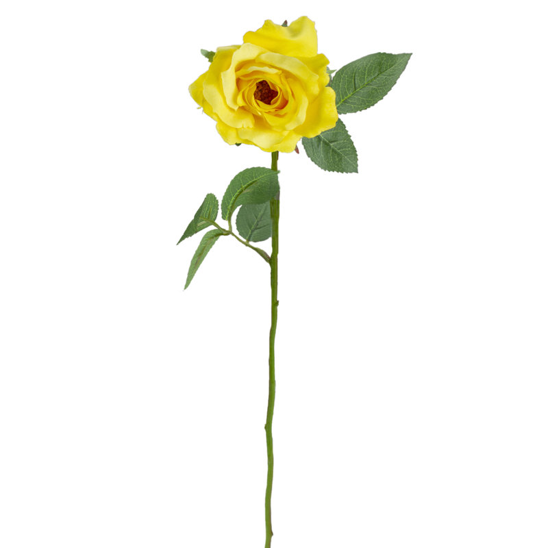 Longue tige artificielle en fleurs, Jaune