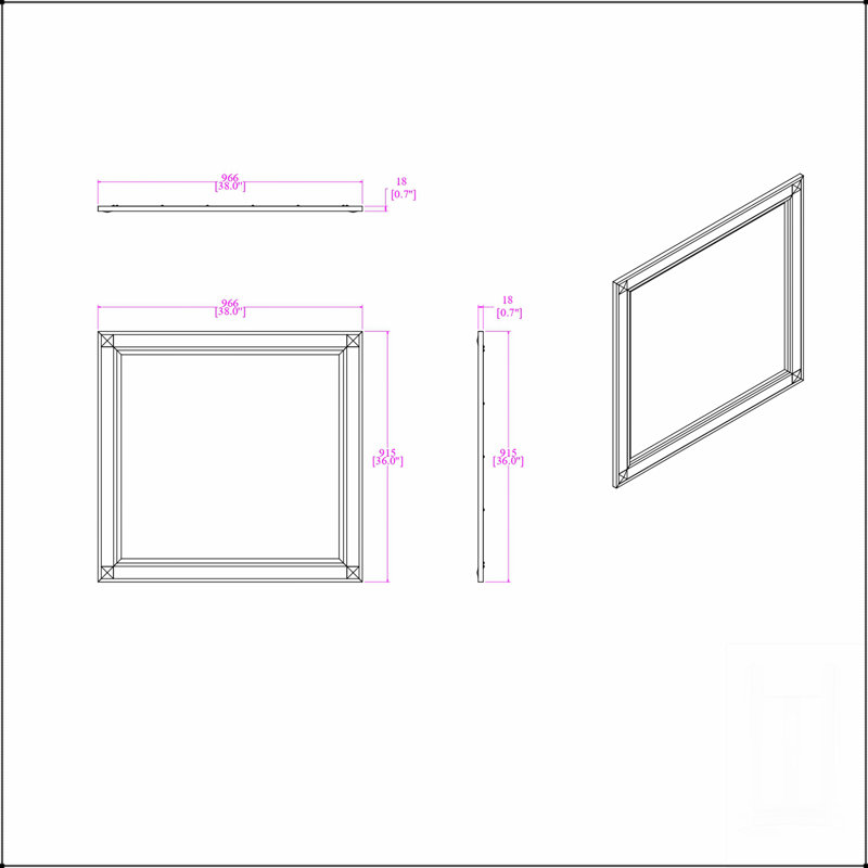 Miroir Soulmarie, Blanc