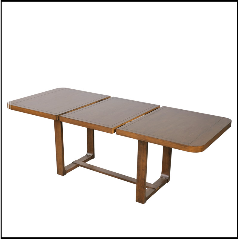 Matranga extensible avec rallonge amovible et pieds robustes, Brun