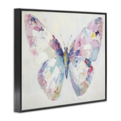 Giclée sur papillon encadré, design par Petal Prints Design