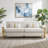 Solid Wood Frame 3 Seater Sofa with Compressed Seat Cushions, Modern Upholstered Couch for Living Room-232066518