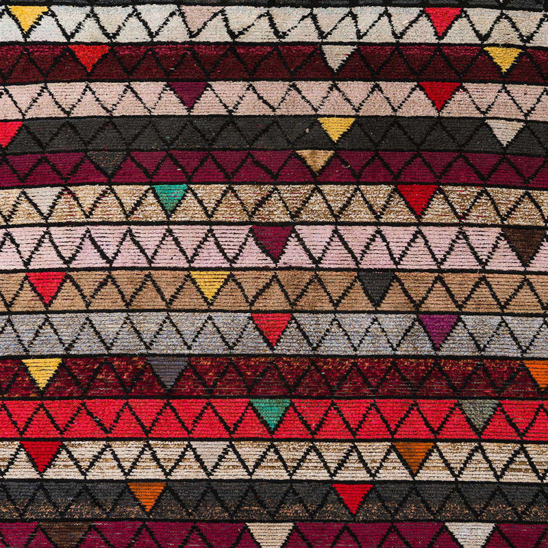 Abstract Indoor Rug, Square 5'