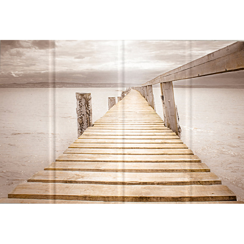 Coastal Solid Wood Wall Decor, 18" H x 24" W x 1" D