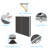 Foldable Ping Pong Table, Mid-Size Table Tennis