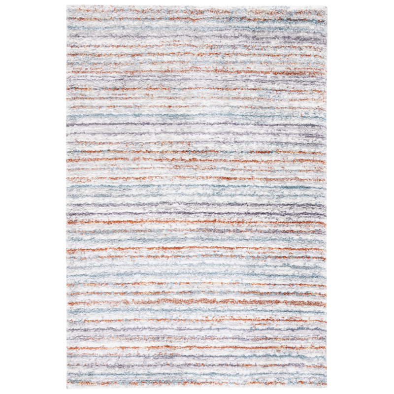 Berber Shag Performance Striped Rug, Rectangle 9' x 12'