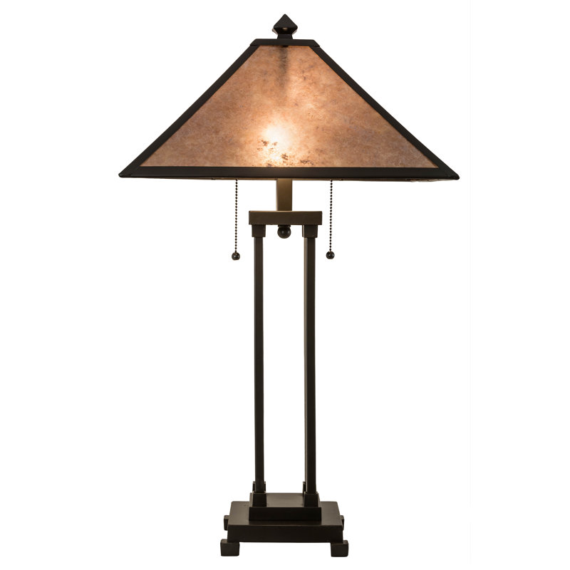 Van Erp Table Lamp, Mahogany Bronze