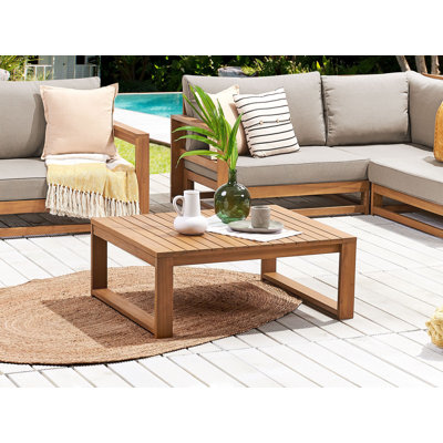 TIMOR Rectangular Acacia Wood Outdoor Coffee Table , 90cm cm W 75cm cm D