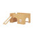 Full Size Wooden Low Loft Bed With Storage Shelves And Slide,Door And Window, Multiple Functions Wooden Low Loft-788926694