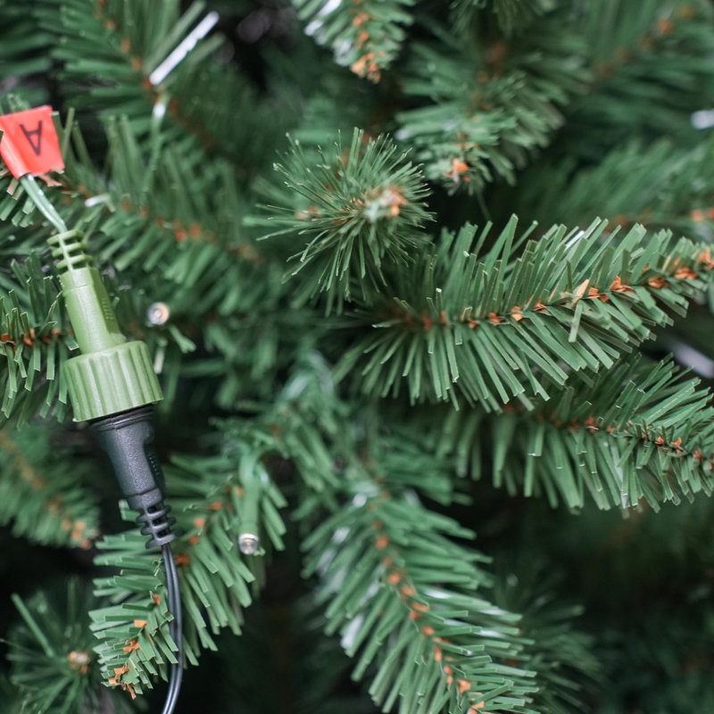 Arbre de Noël illuminé 5 pi avec lumières claires, 7'