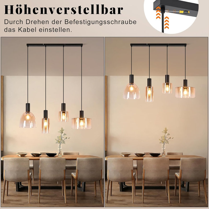 4 - Light Matte Black Pendant