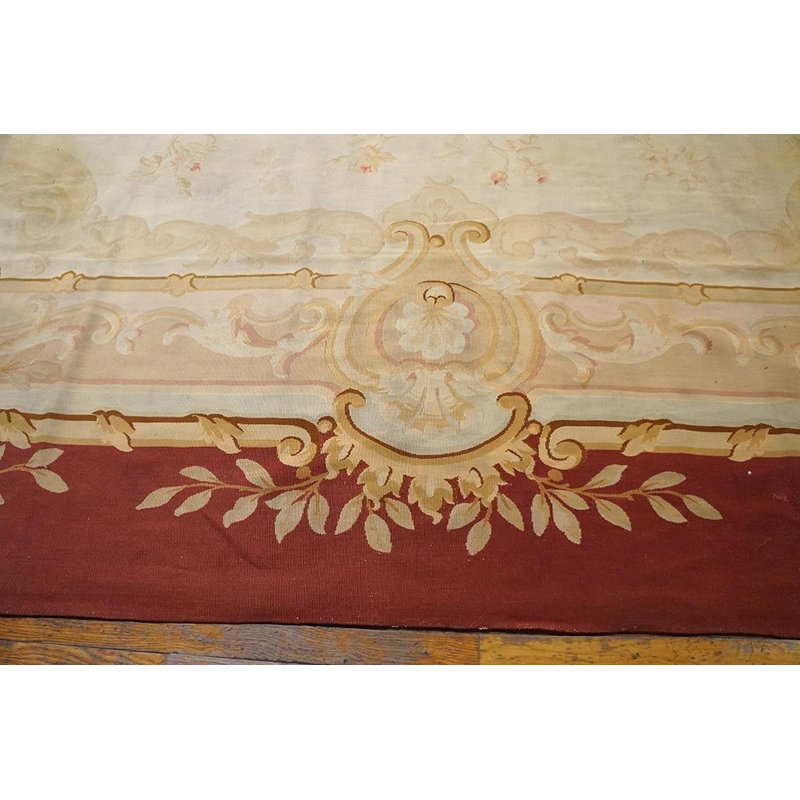 One-of-a-Kind 9'7" x 13'4" Round Flatweave Area Rug