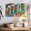 Lilie singapour, bâtiment coloré-108732849
