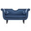 Banc en velours Celestin avec garniture cloutée et accoudoirs courbés Celestine-120419230