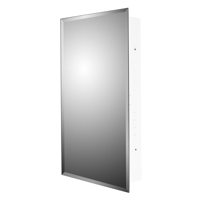 Armoire à pharmacie à 1 porte avec tablettes réglables Uriel, 16 po x 36 po