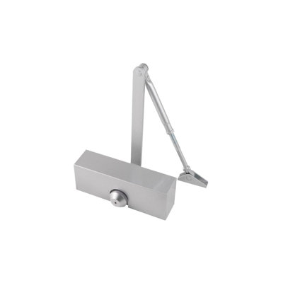 Overhead Door Closer Surface Mounted 73 Series Silver Fire Rated