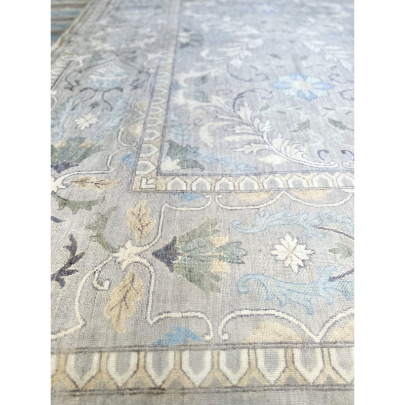 Proprietary Patterns Wool Southwestern Area Rug in Kinross Seaglass, Rectangle 10' x 14'