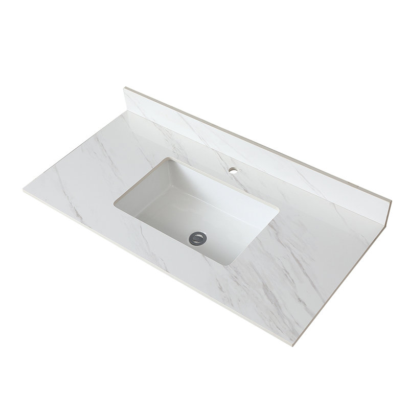 43'' Marble Vanity Top, Single