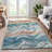 Premium Machine Washable Floyd AMF1619 Waves Rug-880823971