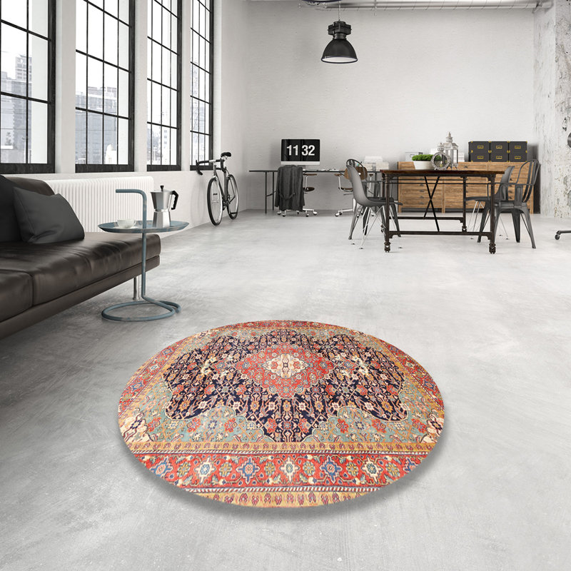 Oriental Indoor Rug, Round 8'
