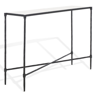 Alderman 42.1'' Marble Top Console Table